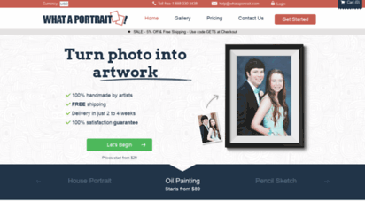 whataportrait.com - photo to painting  portrait painting artist
