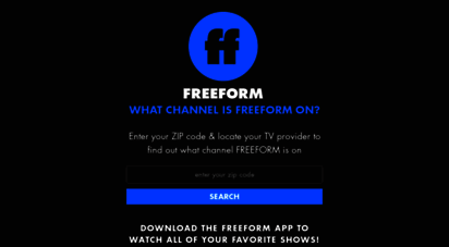 whatchannelfreeform.com - what channel is freeform on?