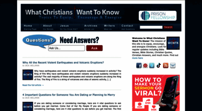 whatchristianswanttoknow.com - what christians want to know — bible verses, quotes, christian answers, songs and more