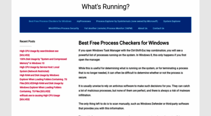 whatsrunning.net