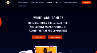 whitelabelcomedy.com - white label comedy - the creative agency powered by comedy writers