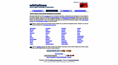 whitelines.nl - search engines, search engine optimization and marketing