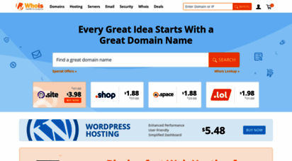 whois.com - whois.com - domain names & identity for everyone