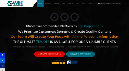 wikicontributors.net - professional wikipedia page creation and writing services, wikipedia editors, experts wikipedia page creators for hire