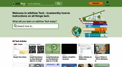 wikihow.tech - wikihow tech - trustworthy how to technical help