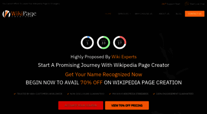 wikipagecreator.org - professional wikipedia page creators, writing, editing & creation services by experts wikipedia page writers & editors for hire  custom wiki page maker consultant for agency