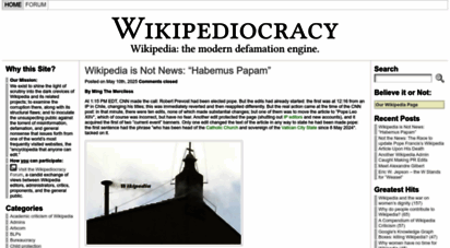 wikipediocracy.com - wikipediocracy