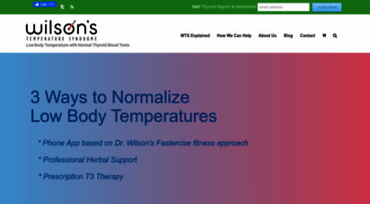 wilsonssyndrome.com - wilson´s temperature syndrome