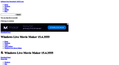 windows-live-movie-maker.soft32.com