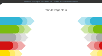 windowsgeek.in