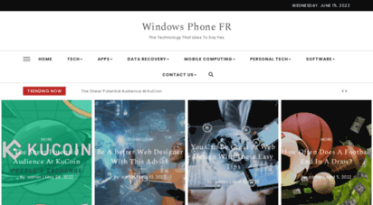 windowsphonefr.com - windows phone fr - the technology that likes to say yes
