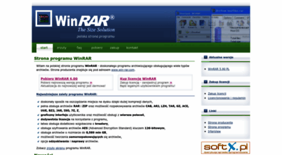 winrarpl.pl - winrar - polska strona programu - możliwość zakupu licencji