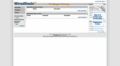 wireddeals.com - wireddeals.com - bargain hunters home