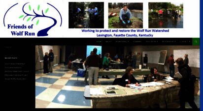wolfrunwater.org - home page: friends of wolf run lexington fayette co. kentucky