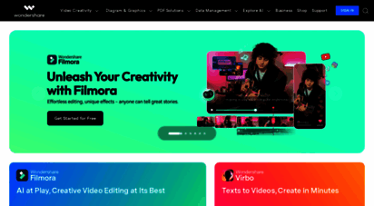 wondershare.com - wondershare software official: creativity, productivity, utility software