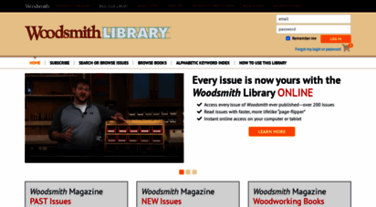 woodsmithlibrary.com - woodsmith library