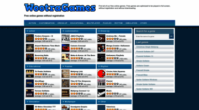 wootragames.com - wootragames - free online games without registration
