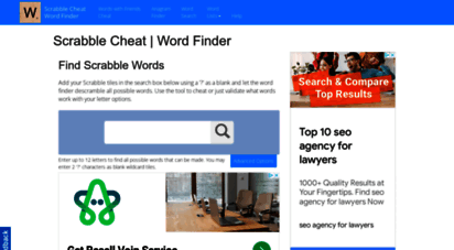 wordfindercheat.com - word finder cheat