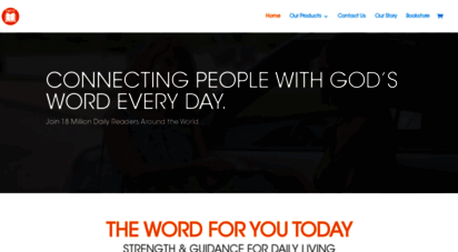 wordforyou.com - the word for you today - the leader in daily devotionals