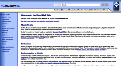 wordmvp.com - word mvp site home