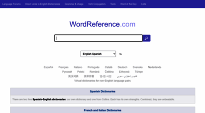 wordreference.com - english to french, italian, german & spanish dictionary - wordreference.com