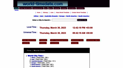 world-timedate.com - current local time, sunrise, sunset, moonrise, moonset time of world cities- world-timedate.com