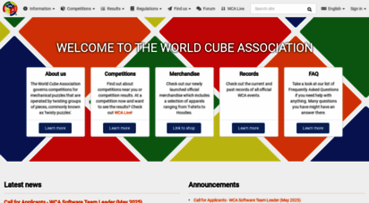 worldcubeassociation.org - world cube ssociation