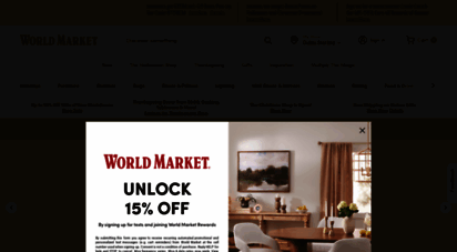 worldmarket.com - furniture, home decor, rugs, unique gifts  world market