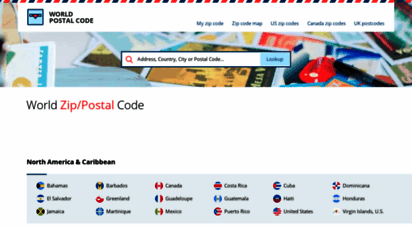 worldpostalcode.com - world postal code - free zip/postal code lookup