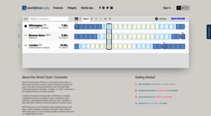 worldtimebuddy.com - time er and world clock - conversion at a glance - pick best time to schedule conference calls, webinars, online meetings and phone calls.