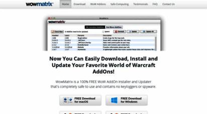wowmatrix.com - world of warcraft addons