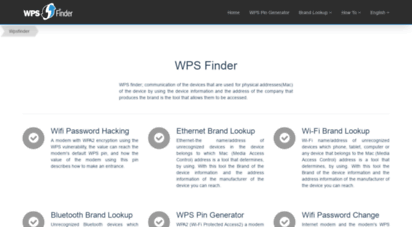 wpsfinder.com - default wps pin generator