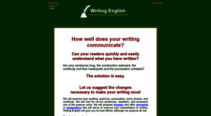 writingenglish.com - writing english - proofreading and copyediting services