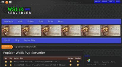 wslikserverler.com - metin2 pvp serverler, wslik pvp serverler