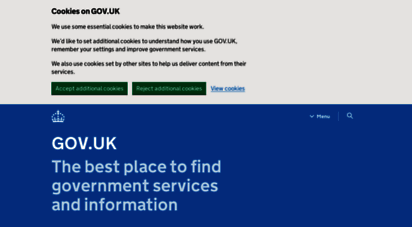 gov.uk - welcome to gov.uk