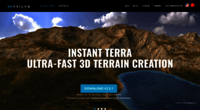 wysilab.com - instant terra - real-time 3d terrain generator