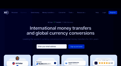 xe.com - xe - the world´s trusted currency authority: money transfers & free exchange rate tools