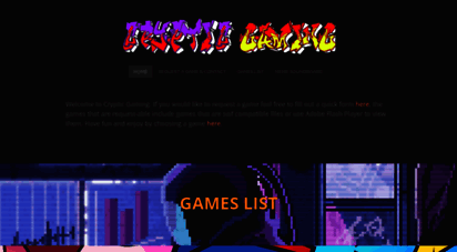 xxcrypticgamingxx.weebly.com - cryptic gaming - home
