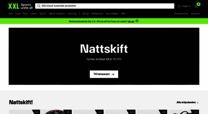 xxl.se - nordens största sport- och vildmarksvaruhus  xxl