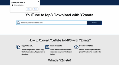 y2mate.guru - youtube downloader - download and save youtube videos