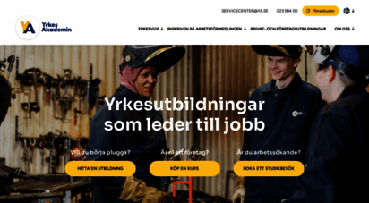 ya.se - utbildningar som ger jobb - yrkesakademin
