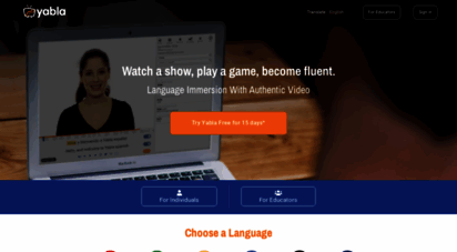 yabla.com - yabla - language immersion - learn languages with authentic videos
