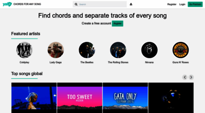 yalp.io - chords for any song