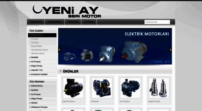 yeniaymotor.com - elektrik motoru-red�kt�r-pompa-hidrofor-aspirat�r-�nvert�r