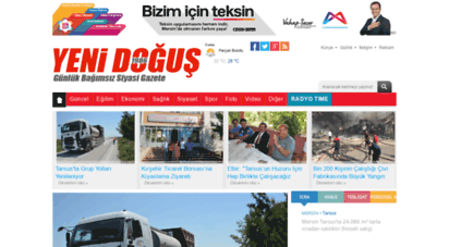 yenidogus.net - yeni doğuş gazetesi - tarsus´a yeni doğuş