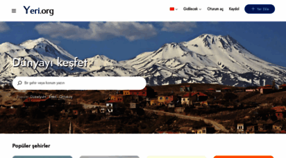 yeri.org - yeri.org ücretsiz blog servisi - turizm ve tatil sitelerine özel blog hizmeti.