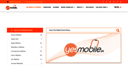 yesmobile.pk - mobile prices in pakistan daily d latest prices - yesmobile