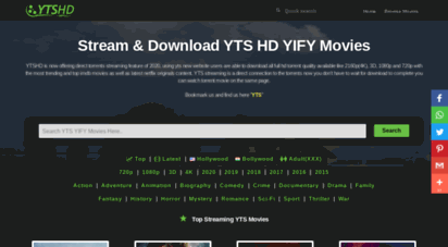 yifystream.xyz - yts hd - watch and download official yify movies torrents