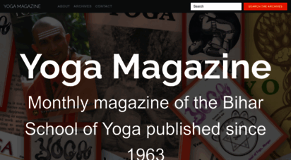 yogamag.net - yoga magazine - magazine of the bihar school of yoga