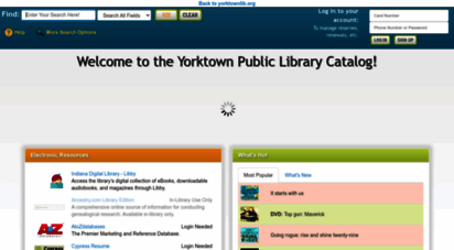 yorktownlib.biblionix.com